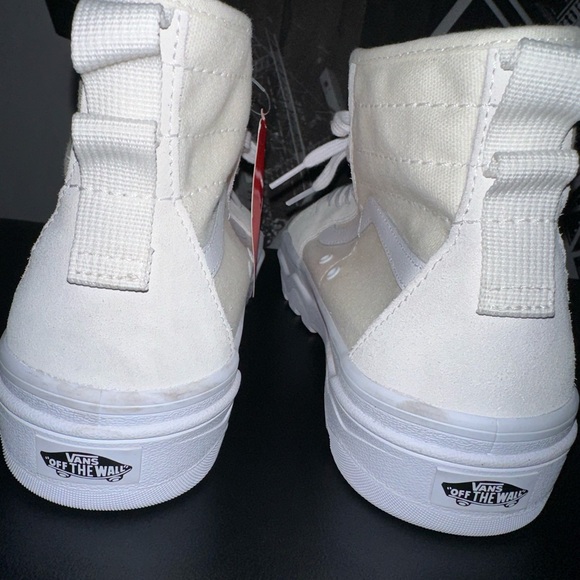 Size 8.5M 10W Van's Off the Wall Pro Classic 721454 Skateboard Shoes White NWT - Picture 4 of 8